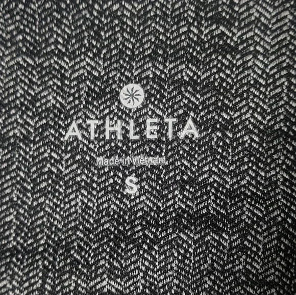 Athleta Heathered& Black Full  Legging Sz Small. - Picture 4 of 7